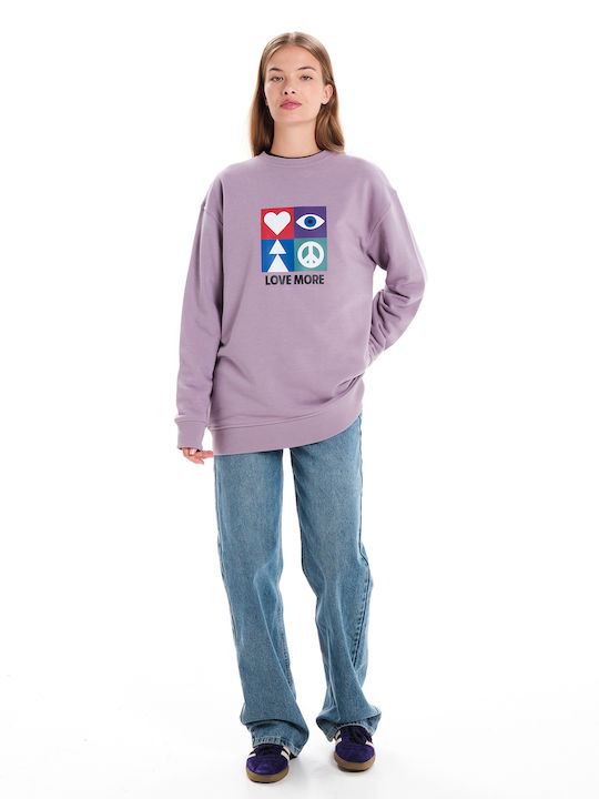 Women's Sweatshirt Purple