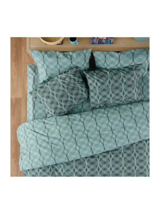Kentia Duvet Cover Set Cotton Queen with 2 Pillowcases 225x245 Jentry 02