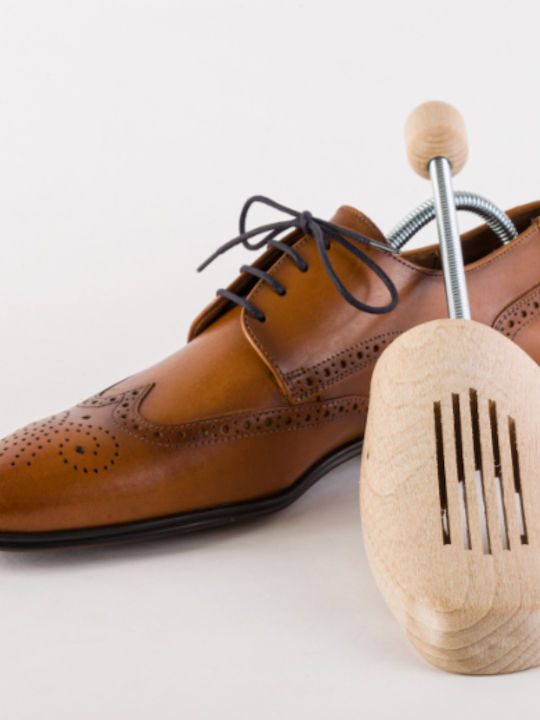 Shoeboys Wooden Shoe Tree Universal Clip Size 46/48 Ξυλινα Καλαποδια Υποδηματων Ελικοειδες Ελατηριο Μεγεθος Νο 46/48