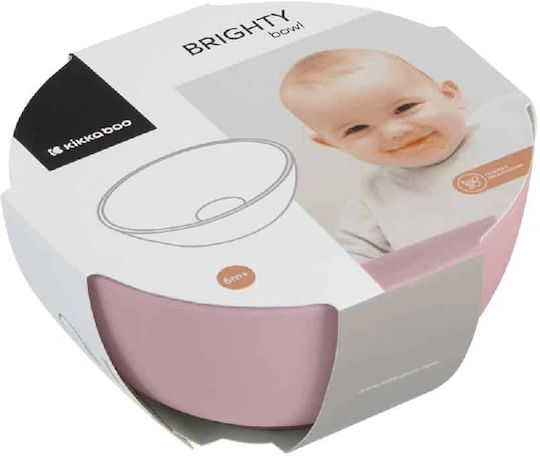 Kikka Boo Baby Food Bowl Brighty made of Plastic Pink