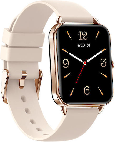 Colmi P20 Aluminium Smartwatch mit Pulsmesser (Gold)