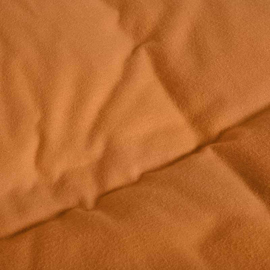 Peiraiki Patraiki Duvet Cover Flannel Single 170x250 Orange Ochre