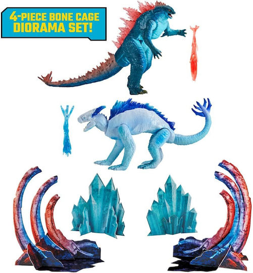 Αυτοκίνητο δράσης Godzilla X Kong The New Empire Godzilla Vs Shimo 15cm
