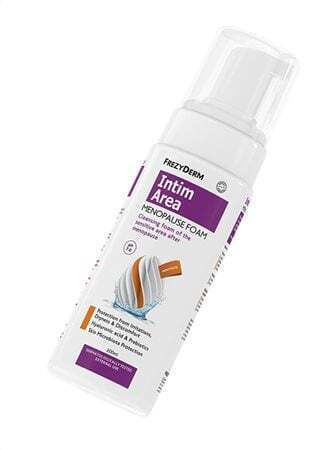 Frezyderm Intim Bereich Menopause Schaum Ph7.0 Reinigungsschaum für empfindliche Bereich Reizungen & Trockenheit 200ml
