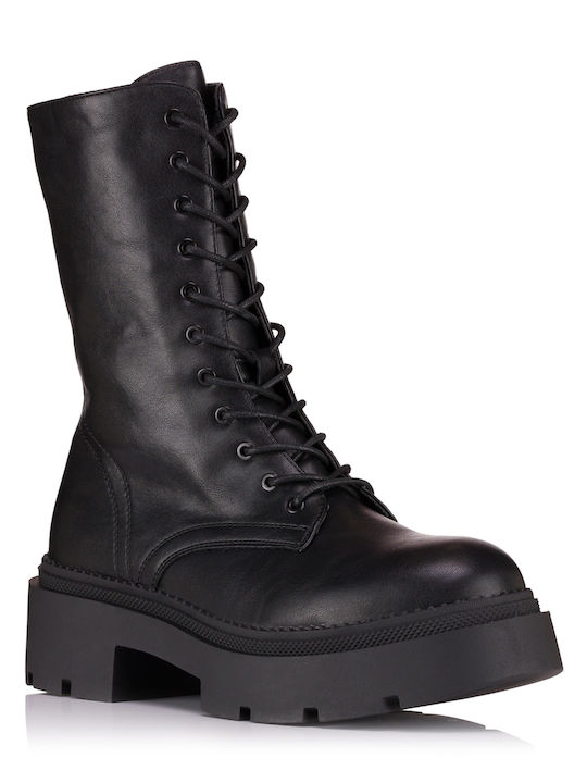 La Bottine Souriante Leather Women's Ankle Boots Black