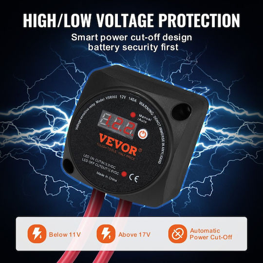 Vevor Βιομηχανικό Ρελέ Λυχνίας 12V FDCDJDQZJLCDFKCXLV9