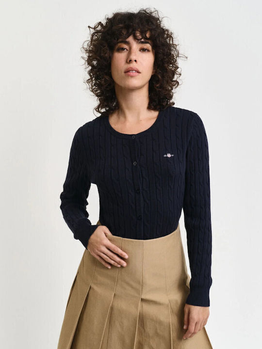 Women's Knitted Cardigan Evening Blue
