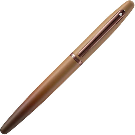 Sheaffer Writing Pen Medium Brown with Blue Ink