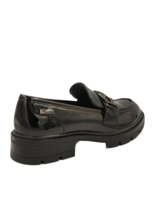 Λουστρίνι Γυναικεία Loafers σε Μαύρο Χρώμα
