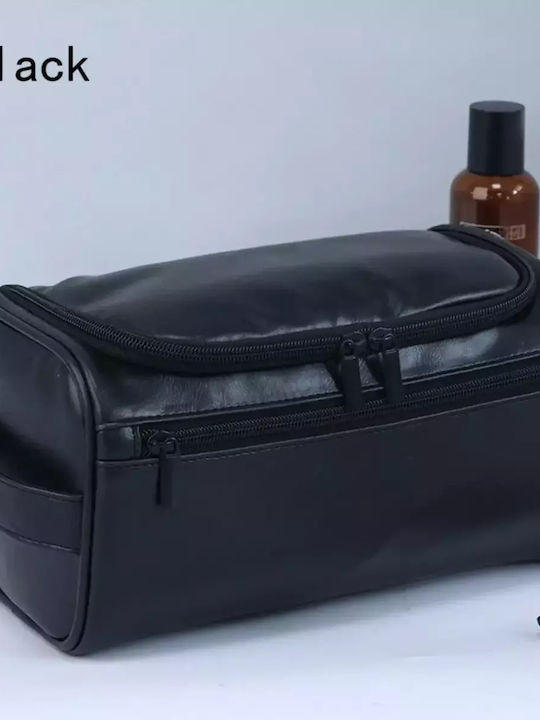 Cosmetic Bag Portable Design Waterproof Material Black