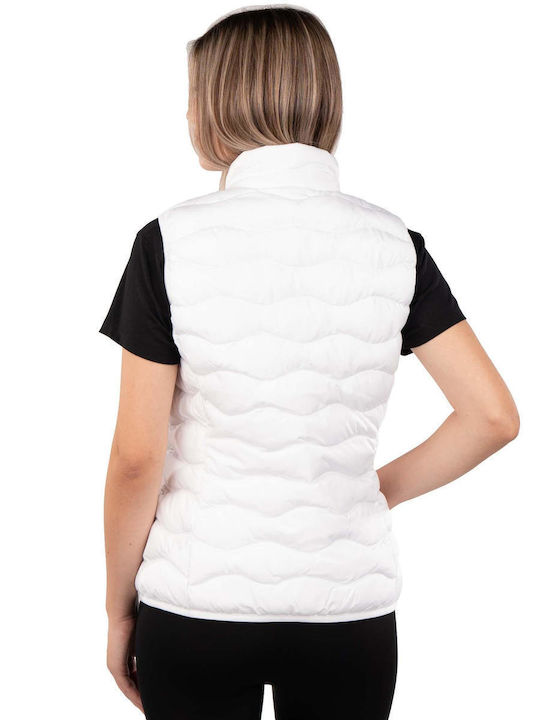 Emporio Armani Sleeveless Jacket Puffer White