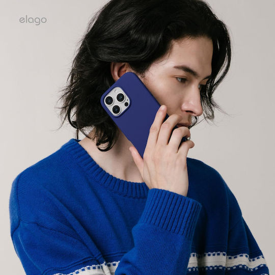 Elago Premium Liquid Back Cover Σιλικόνης 1.7mm Μπλε (iPhone 16)