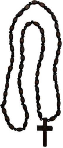 Holzkreuz mit Perlen