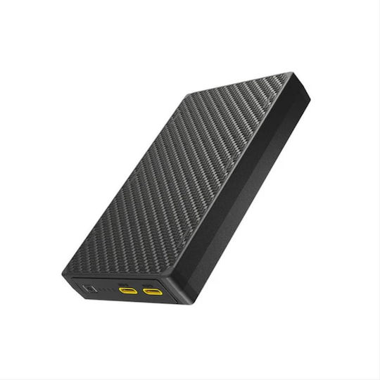 NiteCore NB20000 Gen3 Power Bank 20000mAh 45W με 2 Θύρες USB-C Carbon Fiber