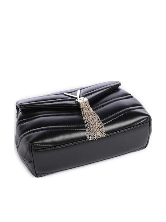 Leather Women's Shoulder Bag Black