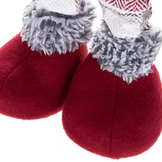 Plüsch Dekorativer Weihnachtsmann Rot