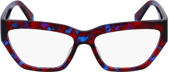 Liu Jo Femei Plastic Rame Ochelari Fluture Burgundy LJ2792-665
