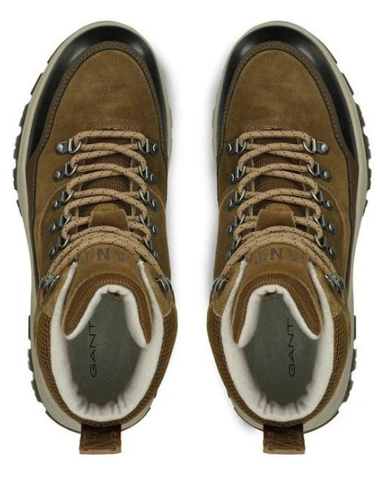 Hillark Suede Khaki Men's Boots