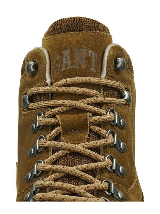 Hillark Suede Khaki Men's Boots