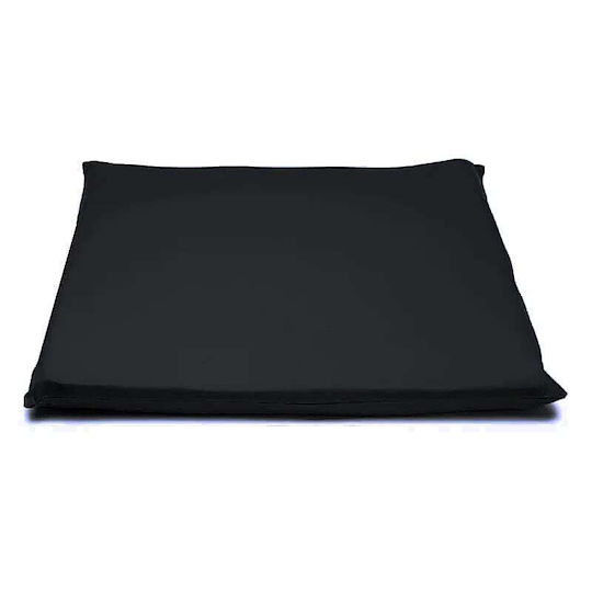Set Pernă de Meditație Rotundă Neagră Ohm + Pernă Zabuton Neagră