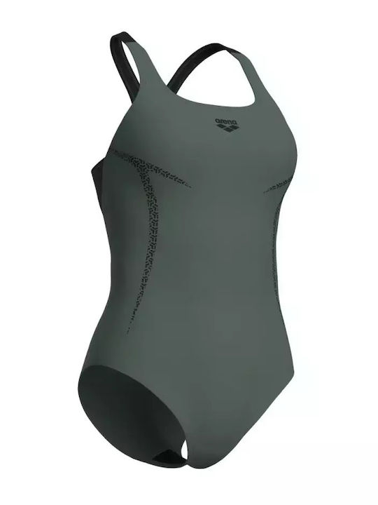 Arena One-Piece Swimsuit Khaki