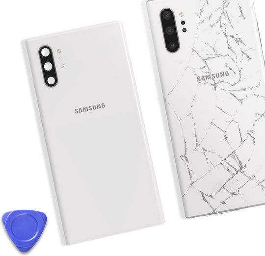 Clappio Replacement Back Cover Samsung Galaxy Note 10+ White
