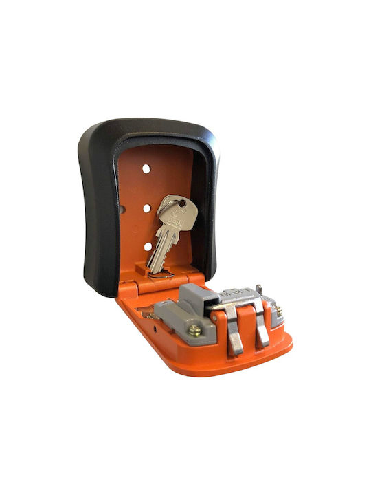 Basi SSZ 200 Wall-Mounted Combination Key Holder Metallic With Combination Dial 9.5x4x11.5cm