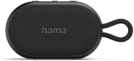 HAMA Buddy 3.0 Αδιάβροχο Ηχείο Bluetooth 6W με Διάρκεια Μπαταρίας έως 12 ώρες Μαύρο
