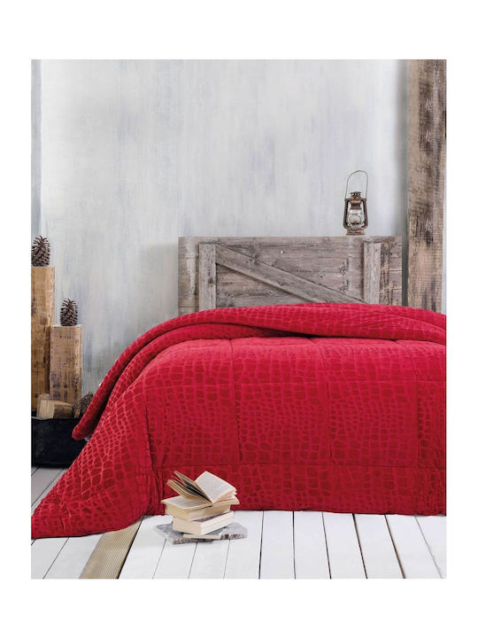 Rythmos Duvet Cover Queen 220x240cm Croco Red 760 GSMGsm