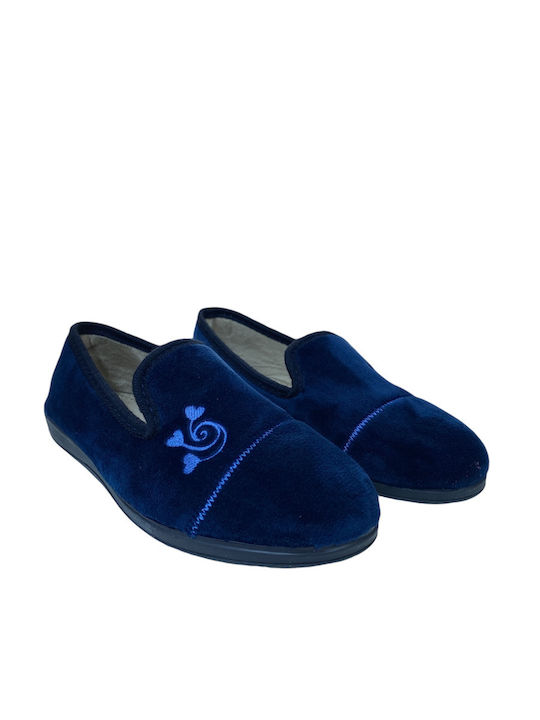 Closed Women's Slippers Navy Blue