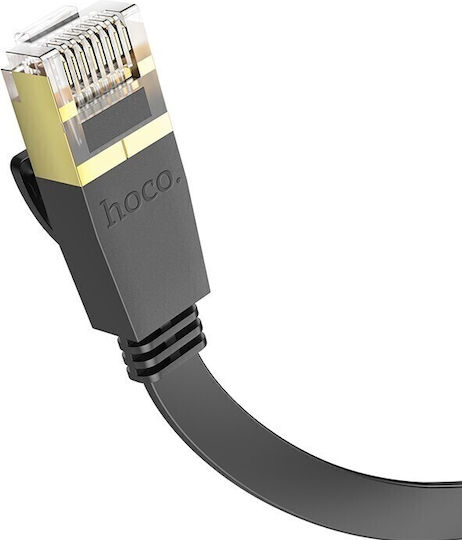 Hoco Flat U/UTP Cat.6 Gigabit Network Cable Ethernet 5m Black