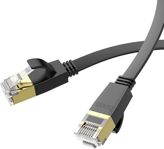 Hoco Flat U/UTP Cat.6 Gigabit Network Cable Ethernet 5m Black
