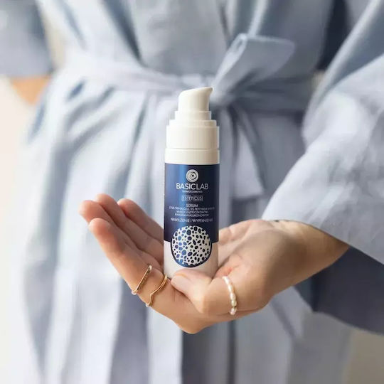 BasicLab Esteticus Serum Hidratant & Antirid Pentru Față cu Acid Hialuronic pentru Revitalizare & Hrănire 50ml