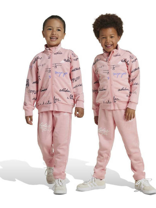 Kinder Sweatpants Set - Jogginganzug Rosa 2Stück