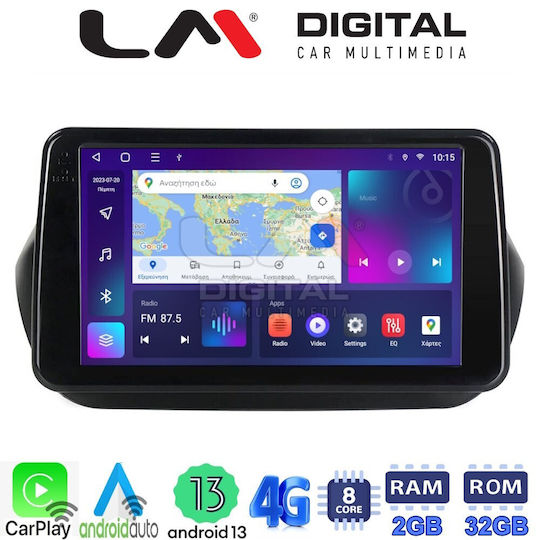 LM Digital Автомобилна Аудио Система (Блутут/USB/WiFi/GPS/Apple-Carplay/Android-Auto)