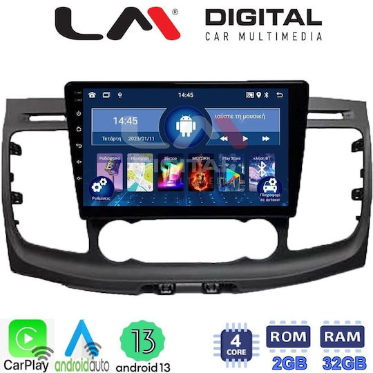 LM Digital Ηχοσύστημα Αυτοκινήτου για Ford Transit / Tourneo / Transit Custom / Tourneo Custom / Tourneo Courier / Courier / Transit Courier 2018 (Bluetooth/USB/WiFi/GPS/Apple-Carplay/Android-Auto) με Οθόνη Αφής 9"
