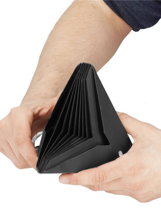 Crăciunesc Decorativ Suspendata Stea Hârtie Negru 3x3buc 1buc