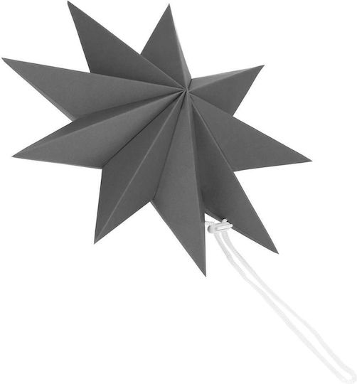 Weihnachtlicher Dekorativer Anhänger Stern Papier Silber 3x3cm 1Stück