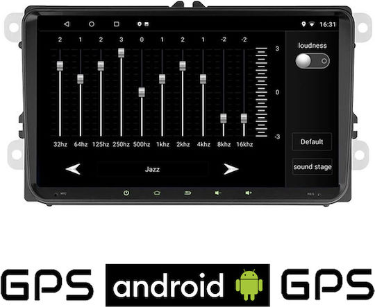 PerVoi Ηχοσύστημα Αυτοκινήτου 2DIN (Bluetooth/USB/WiFi/GPS/Apple-Carplay/Android-Auto) με Οθόνη Αφής 9"