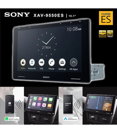XAV-9550 ES Auto-Audiosystem 1 DIN Bluetooth USB GPS