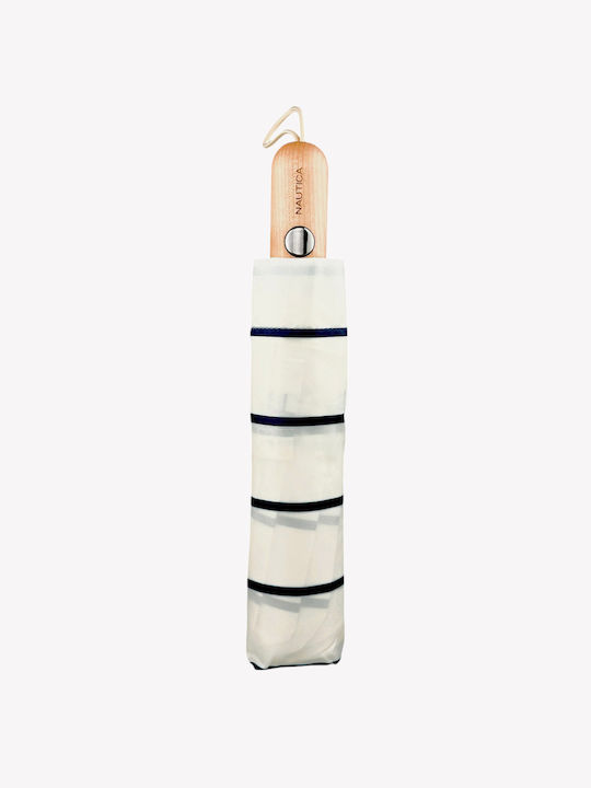 Automatic Umbrella Compact White