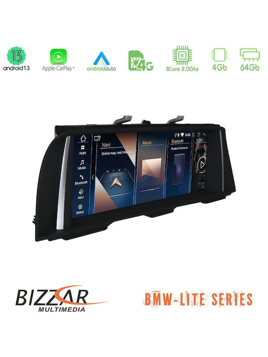 Bizzar Car Audio System for BMW Series 5 2022-2023 (Bluetooth/USB/AUX/WiFi/GPS/Apple-Carplay/Android-Auto/CD) with Touch Screen 5"