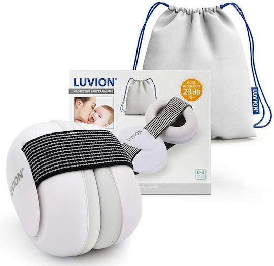 Luvion Βρεφικά Ακουστικά Baby Ear Muffs White