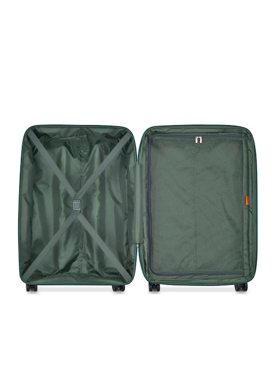 Securitech by Delsey Μεσαία Βαλίτσα Ταξιδίου Dune Green με 4 Ρόδες Ύψους 66εκ.