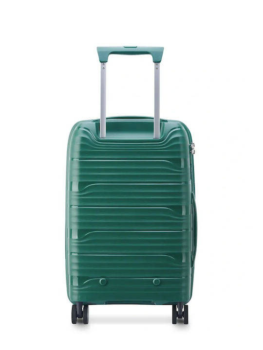 Securitech by Delsey Βαλίτσα Ταξιδίου Καμπίνας Σκληρή Dune Green με 4 Ρόδες Ύψους 55εκ.