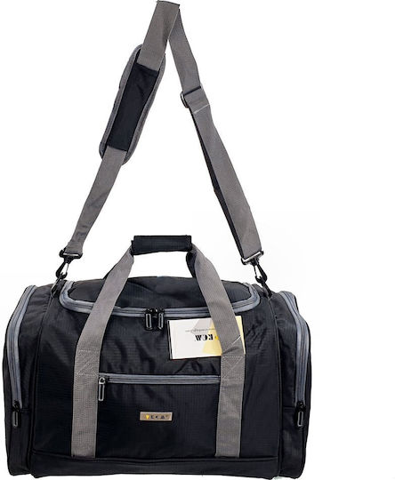 RCM Sack Reise 38lt Schwarzes Stoff Μ50xΠ28xΥ28εκ.