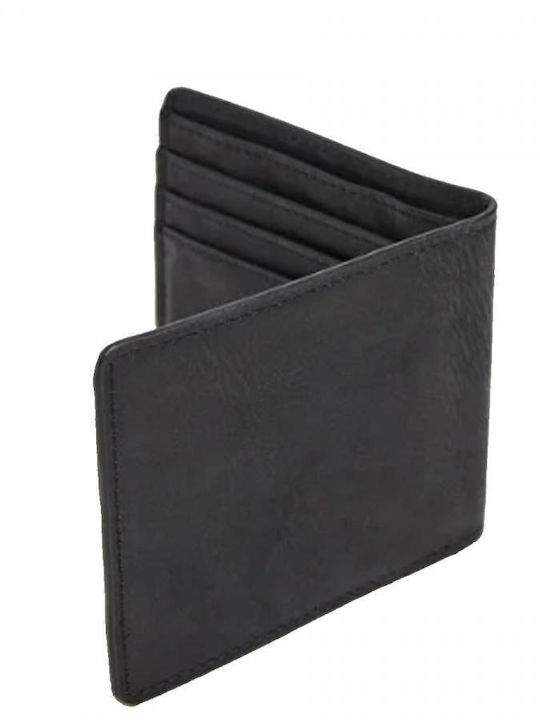 Leder Herren Geldbörse Karten mit RFID Schwarz