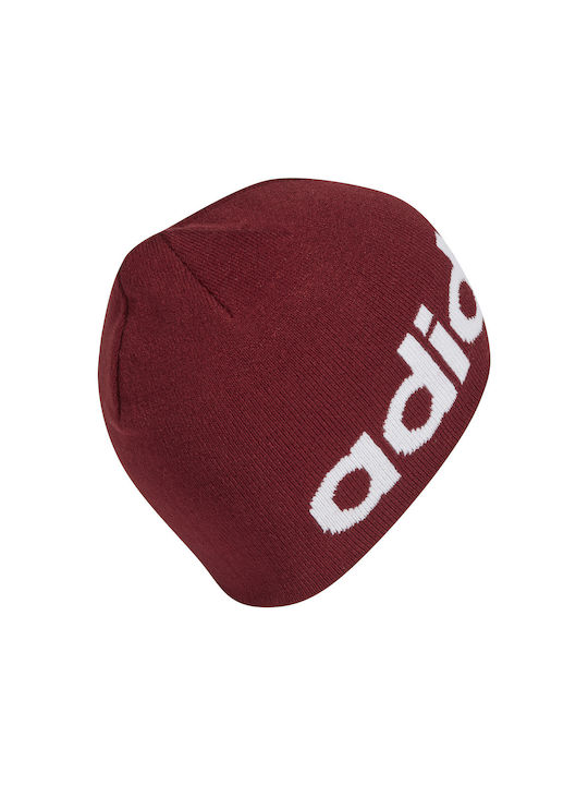 adidas Daily Beanie Unisex Beanie Knitted in Burgundy color