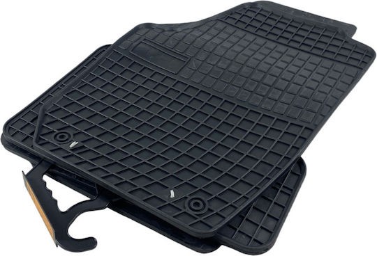 Frogum Set of Front and Rear Mats 4pcs for Seat Cordoba Skoda Fabia 2007-2014 Black