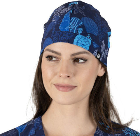 bwell Unisex Light Blue Surgical Cap